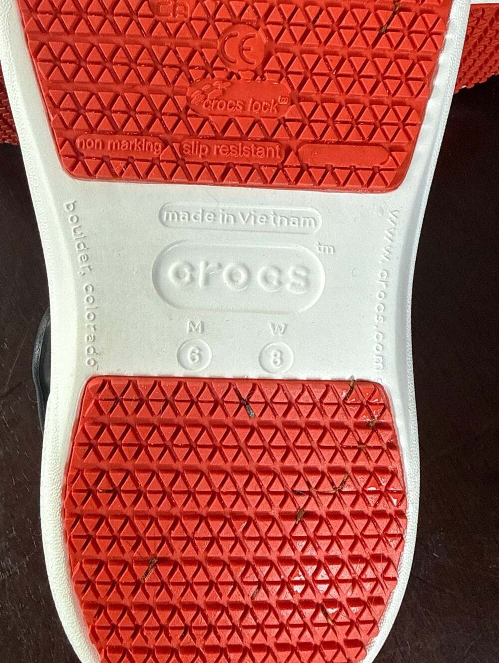 Crocs Bistro Graphic Marvel Spider-Man Slip Resistant Clogs Blue White, 6M 8W - Picture 8 of 8